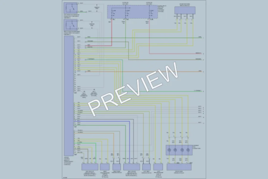 2006 Subaru Impreza Supplemental Restraints wiring diagram preview