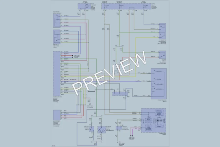 2006 Subaru Legacy Cruise Control wiring diagram preview