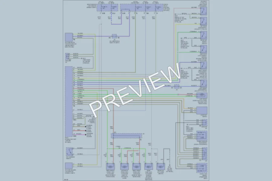 2006 Subaru Legacy Power Door Locks wiring diagram preview