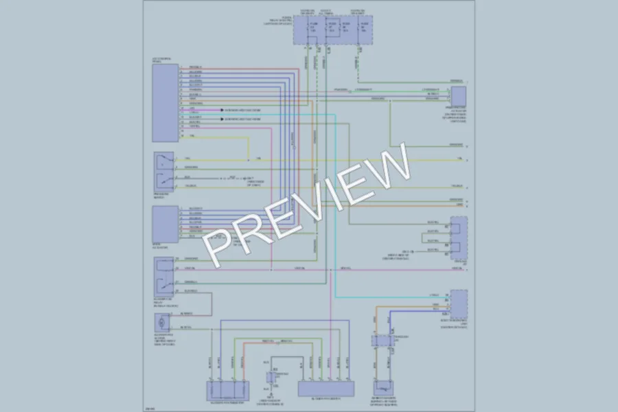 2006 Subaru Outback Air Conditioning wiring diagram preview