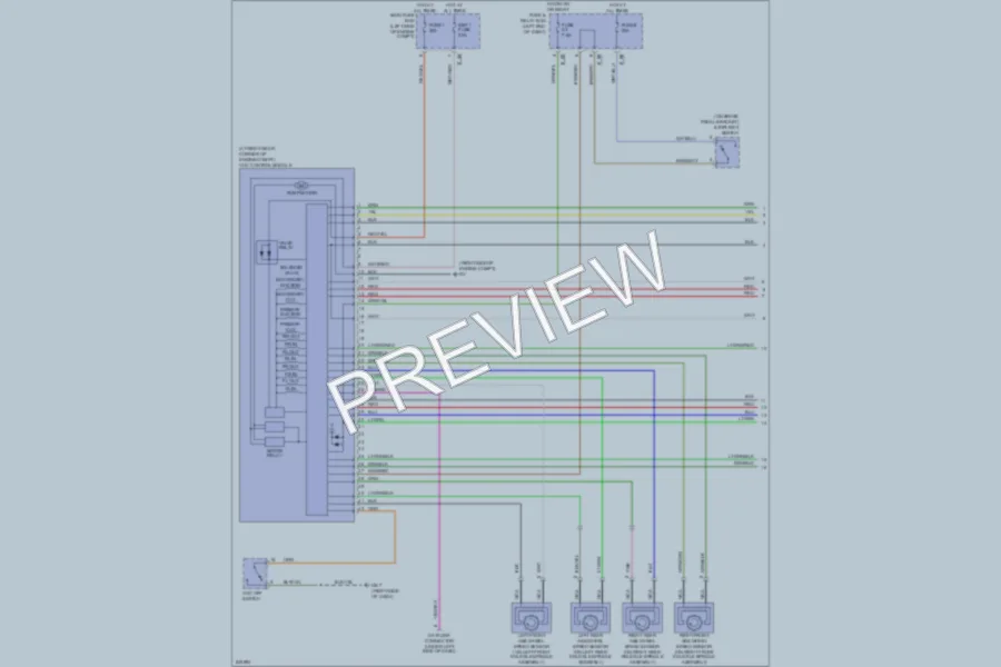 2006 Subaru Outback Anti Lock Brakes wiring diagram preview