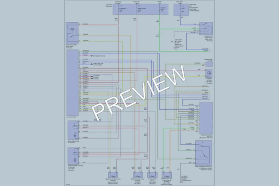 2006 Suzuki Aerio Air Conditioning wiring diagram preview