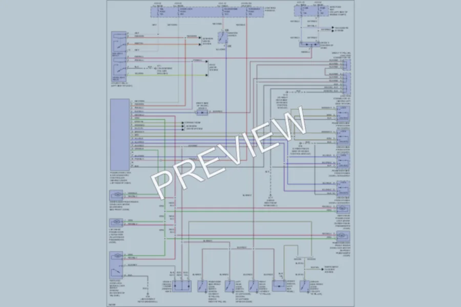 2006 Suzuki Aerio Power Door Locks wiring diagram preview