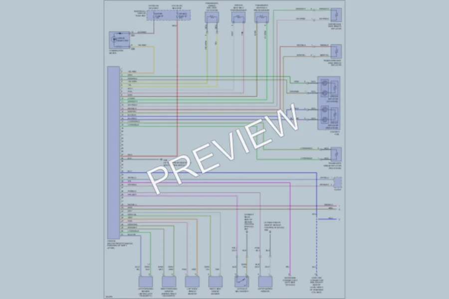 2006 Suzuki Aerio Supplemental Restraints wiring diagram preview