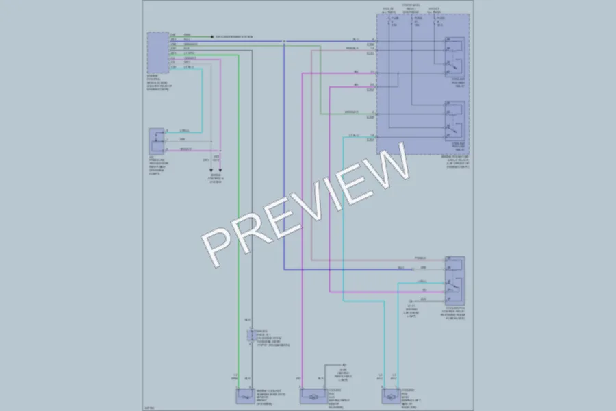 2006 Suzuki Forenza Cooling Fan wiring diagram preview