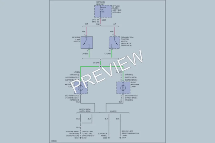 2006 Suzuki Forenza Exterior Lights wiring diagram preview