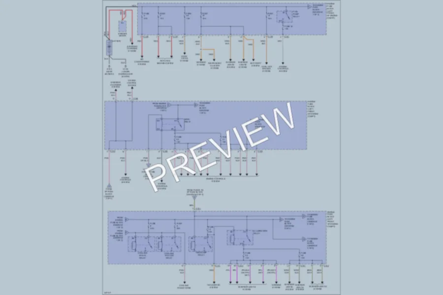 2006 Suzuki Forenza Power Distribution wiring diagram preview