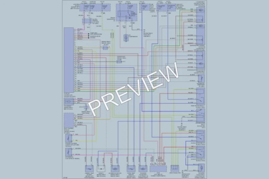 2006 Suzuki GrandVitara Air Conditioning wiring diagram preview