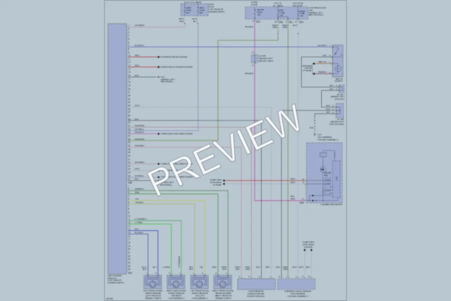 2006 Suzuki GrandVitara Anti Lock Brakes wiring diagram preview