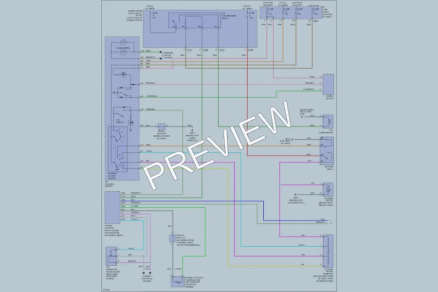 2006 Suzuki Reno Air Conditioning wiring diagram preview