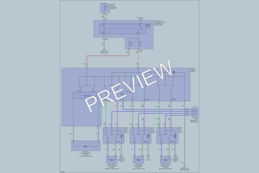 2006 Suzuki Reno Power Windows wiring diagram preview