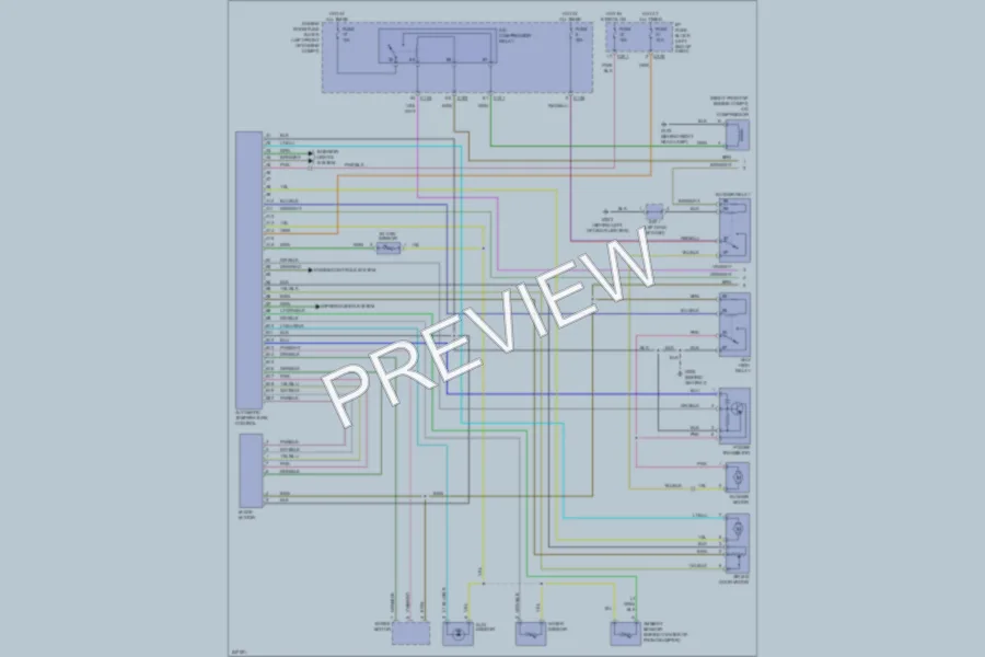 2006 Suzuki Verona Air Conditioning wiring diagram preview