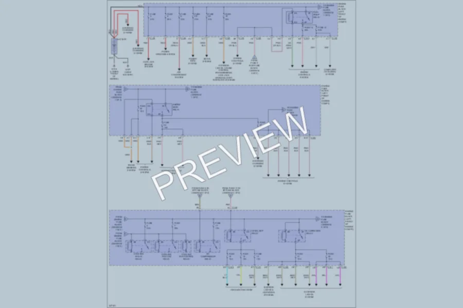 2006 Suzuki Verona Power Distribution wiring diagram preview
