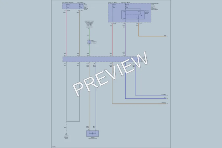 2006 Suzuki Verona Power Windows wiring diagram preview