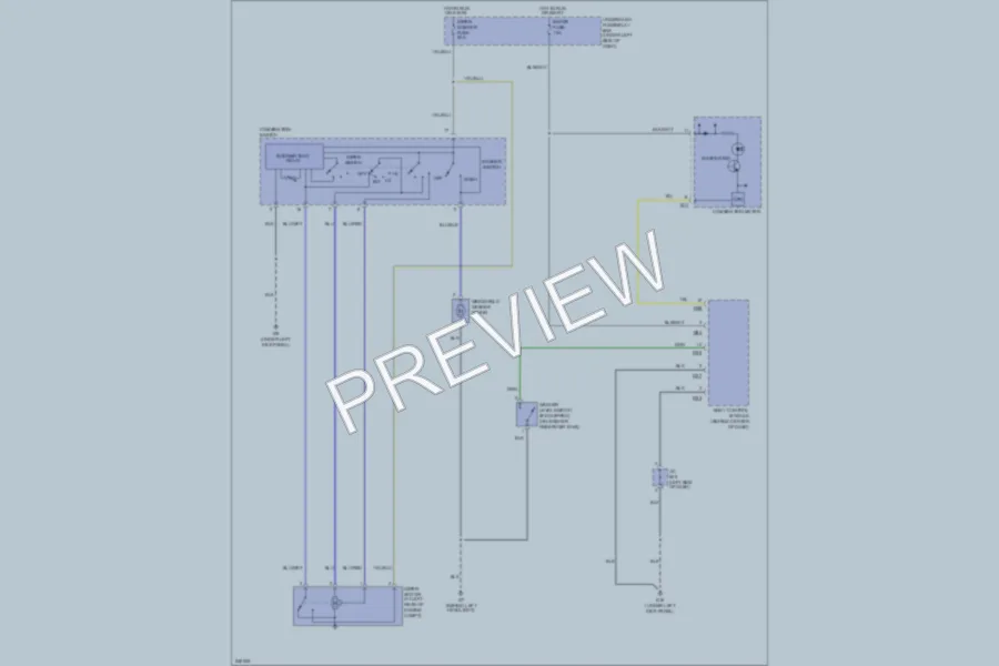2006 Suzuki XL7 Wiper Washer wiring diagram preview