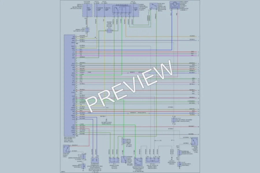 2006 Toyota 4Runner Anti Lock Brakes wiring diagram preview