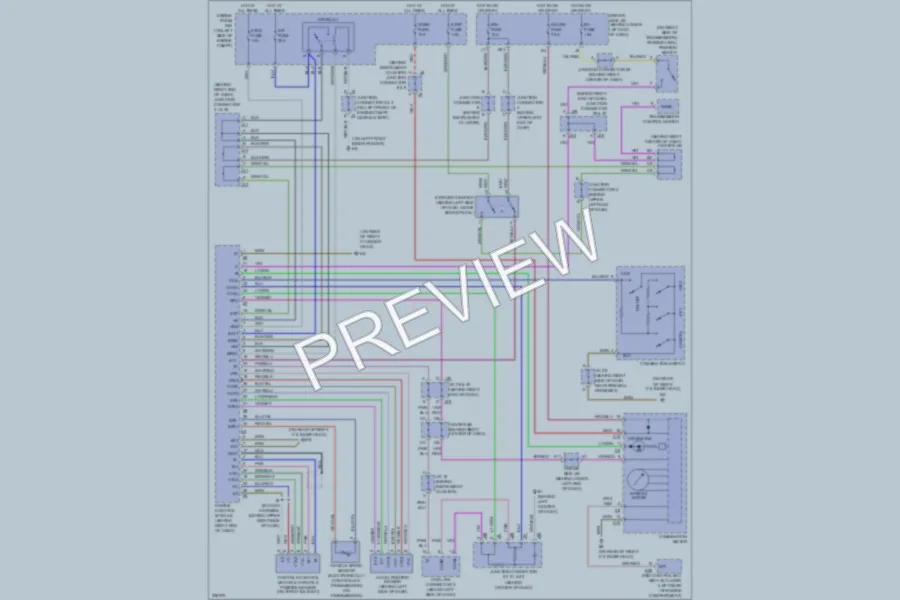 2006 Toyota 4Runner Cruise Control wiring diagram preview
