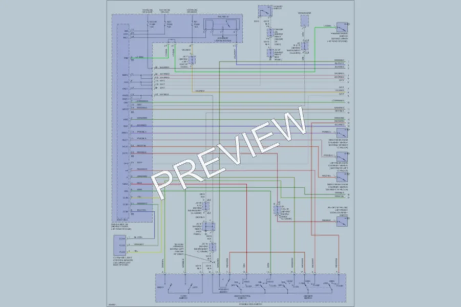 2006 Toyota 4Runner Headlights wiring diagram preview