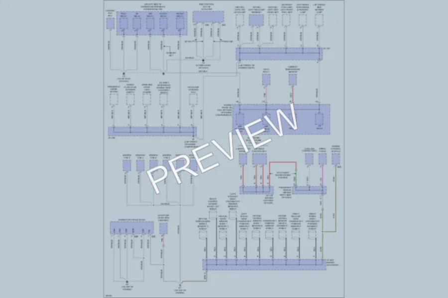 2006 Toyota Avalon Ground Distribution wiring diagram preview
