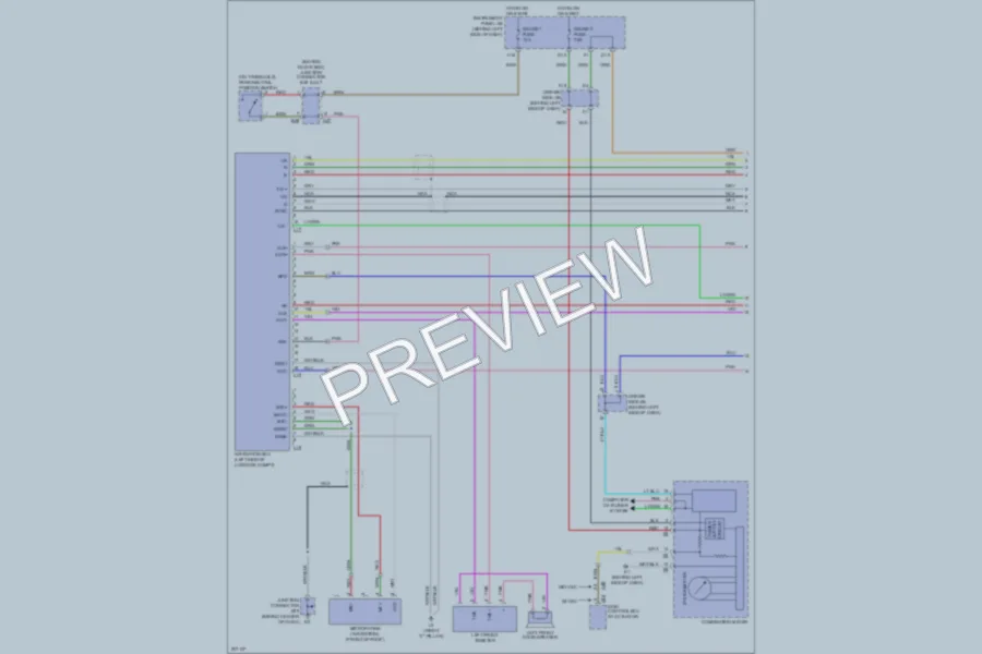 2006 Toyota Avalon Navigation wiring diagram preview