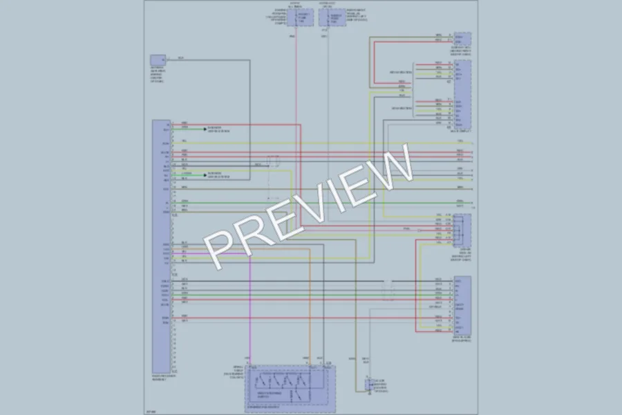 2006 Toyota Avalon Radio wiring diagram preview