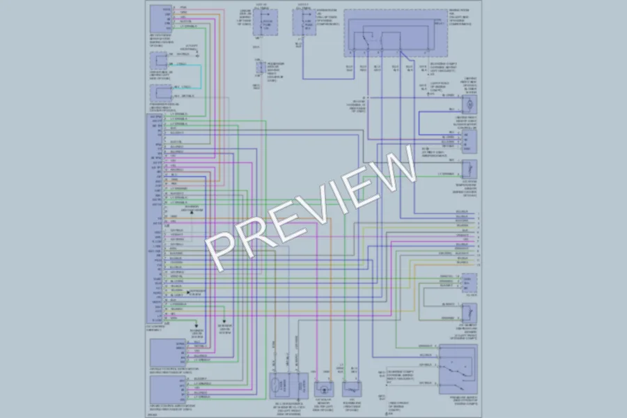 2006 Toyota Camry Air Conditioning wiring diagram preview