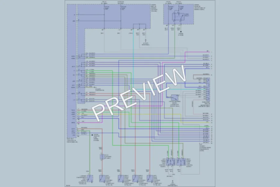 2006 Toyota Camry Anti Theft wiring diagram preview