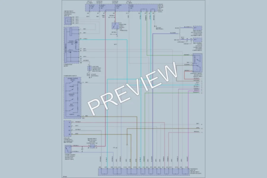 2006 Toyota Camry Cruise Control wiring diagram preview