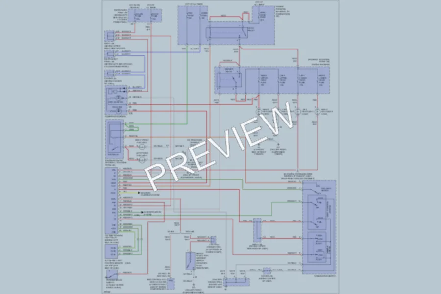 2006 Toyota Corolla Headlights wiring diagram preview