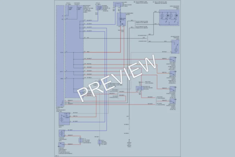 2006 Toyota Corolla Interior Lights wiring diagram preview