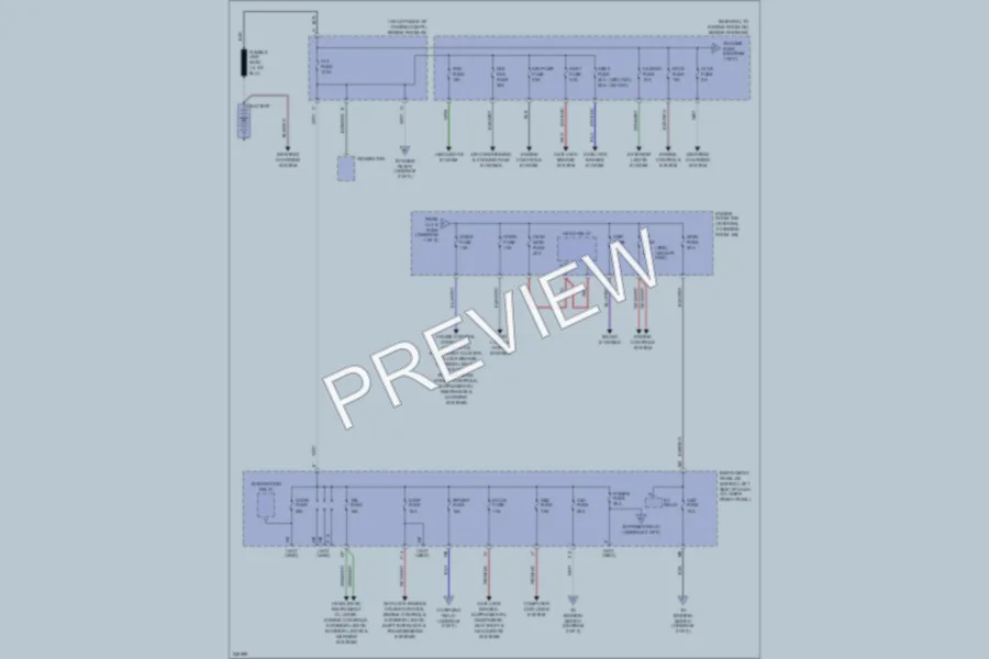 2006 Toyota Corolla Power Distribution wiring diagram preview