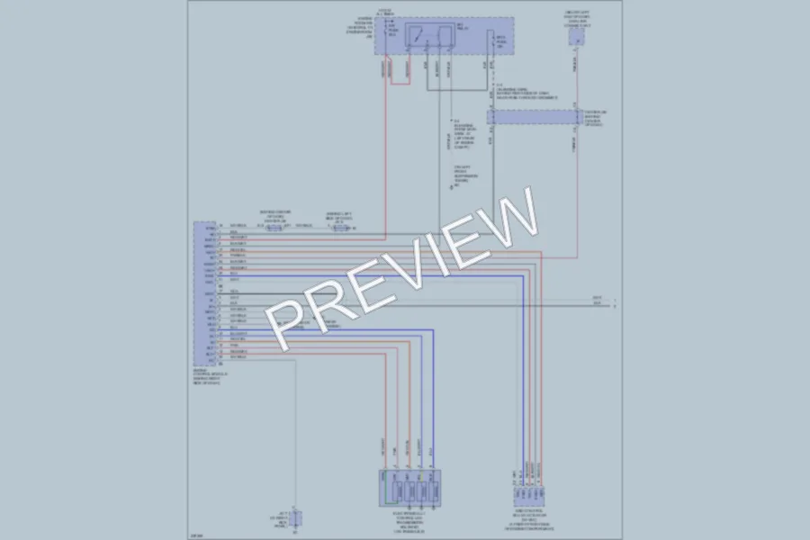 2006 Toyota Corolla Transmission wiring diagram preview