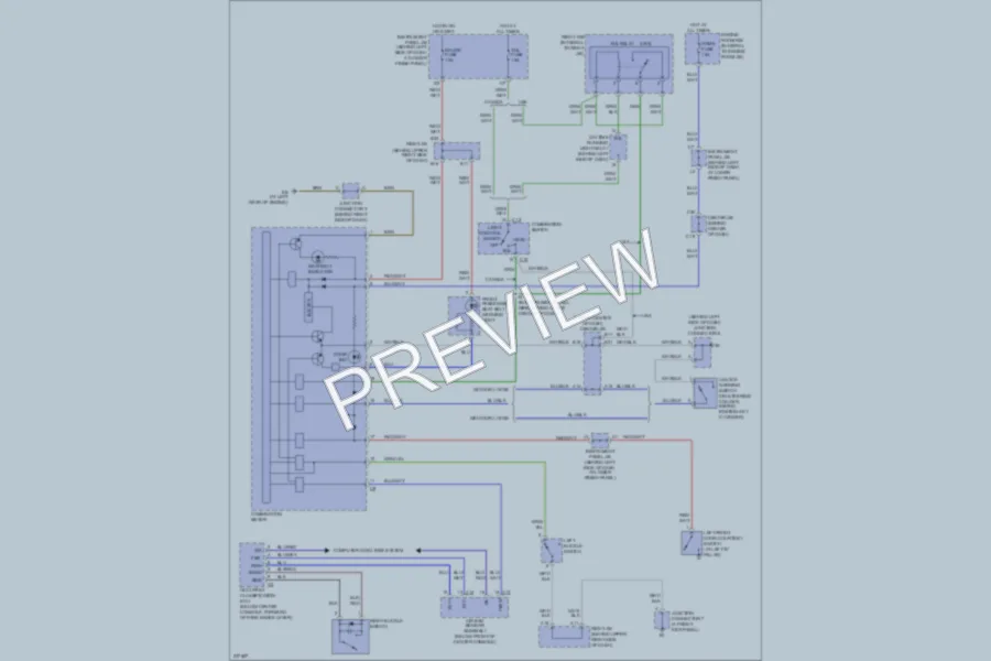 2006 Toyota Corolla Warning Systems wiring diagram preview