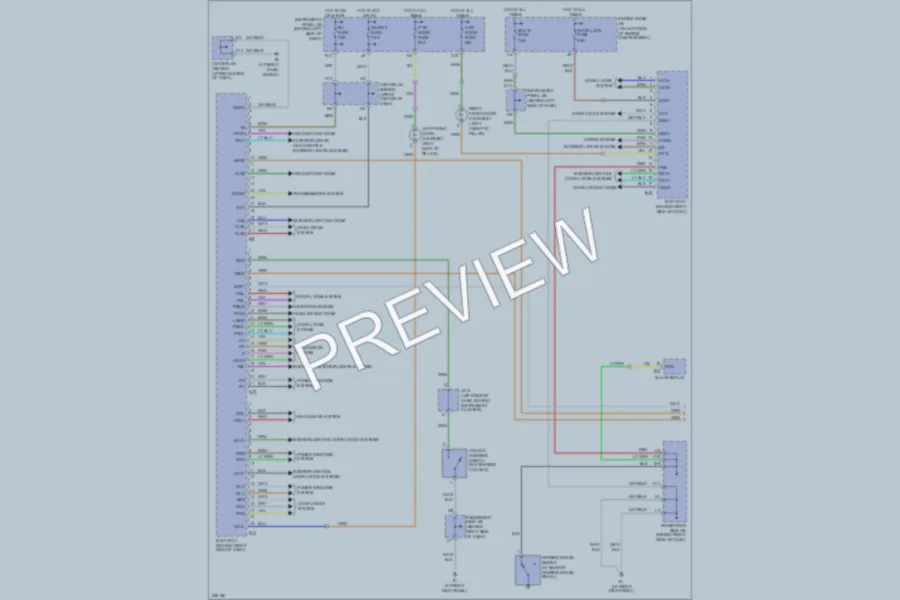 2006 Toyota Highlander Body Control Modules wiring diagram preview