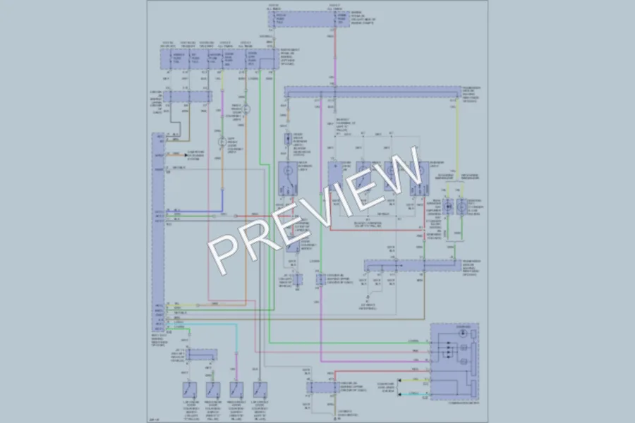 2006 Toyota Highlander Interior Lights wiring diagram preview