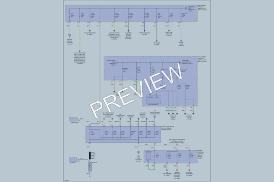 2006 Toyota Highlander Power Distribution wiring diagram preview