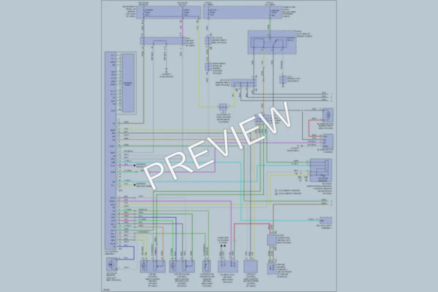 2006 Toyota HighlanderHybrid Air Conditioning wiring diagram preview