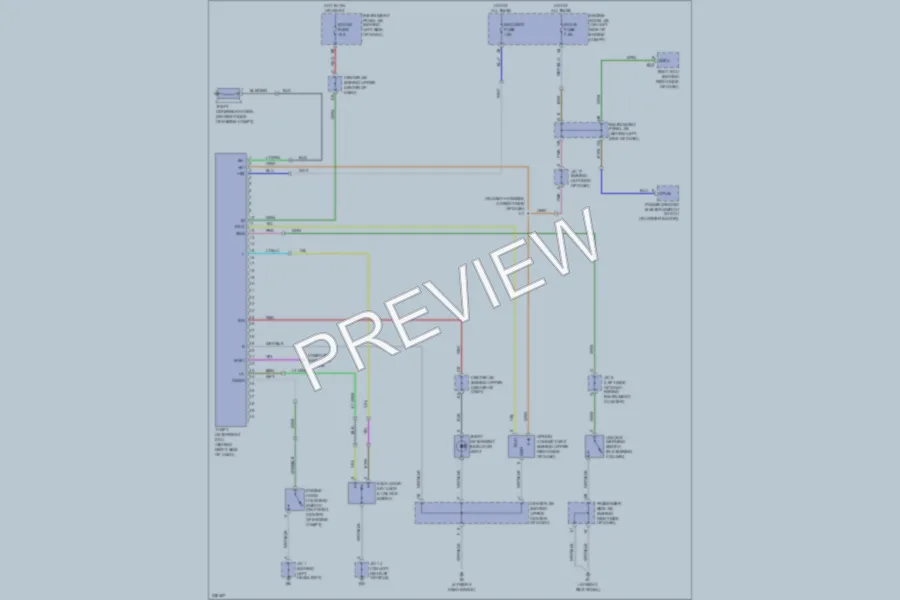 2006 Toyota HighlanderHybrid Anti Theft wiring diagram preview
