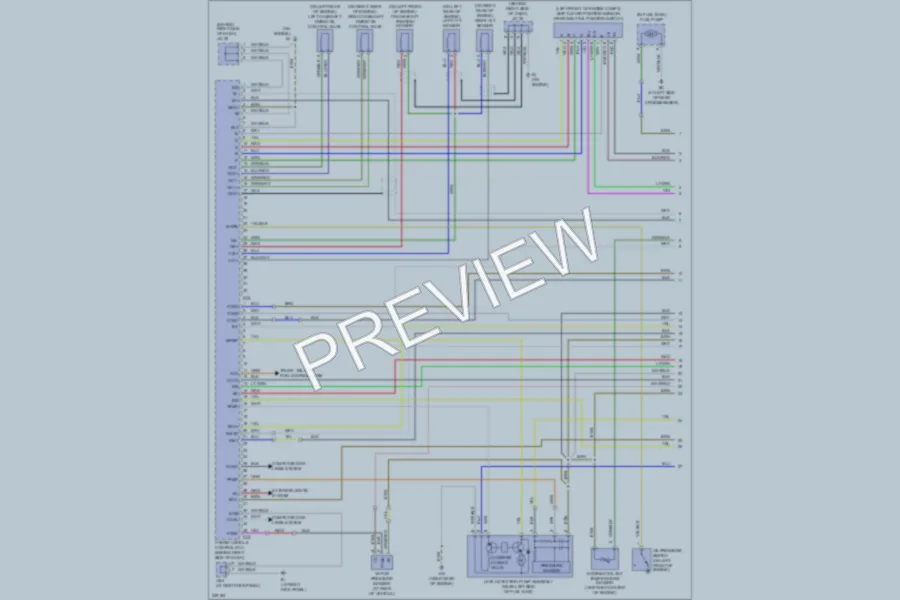2006 Toyota HighlanderHybrid Engine Performance wiring diagram preview