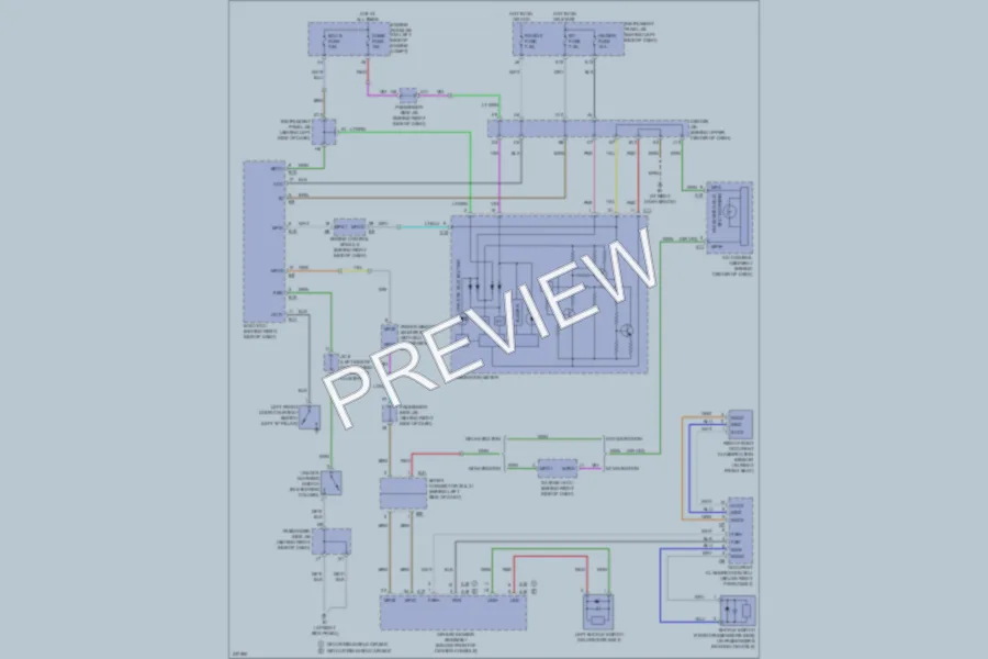 2006 Toyota HighlanderHybrid Warning Systems wiring diagram preview