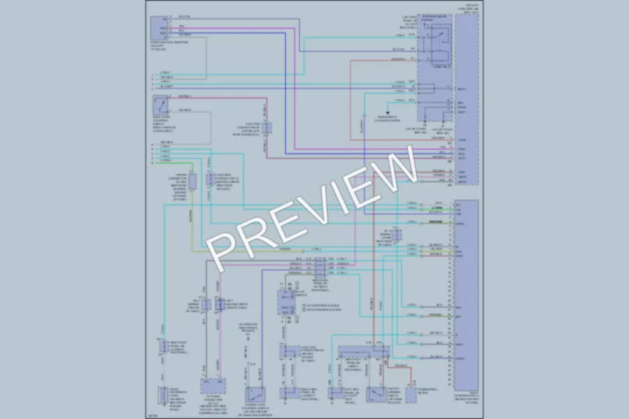 2006 Toyota LandCruiser Anti Theft wiring diagram preview