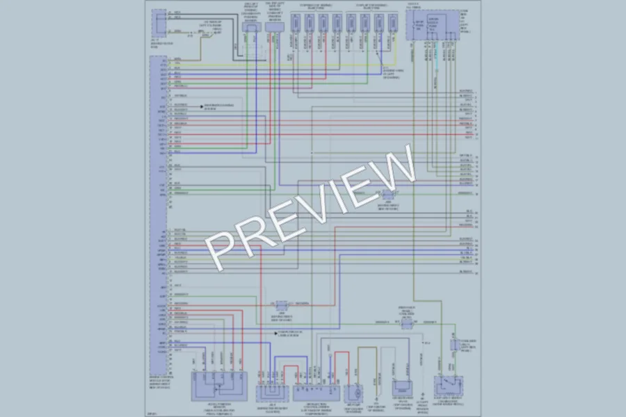 2006 Toyota LandCruiser Engine Performance wiring diagram preview