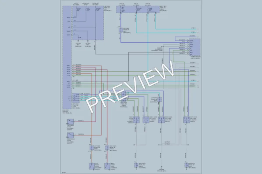 2006 Toyota LandCruiser Interior Lights wiring diagram preview