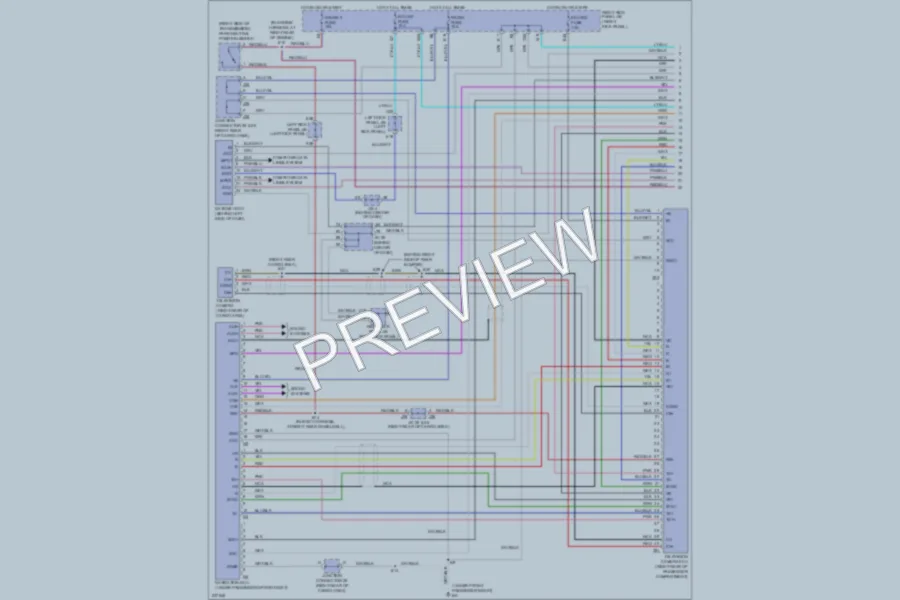 2006 Toyota LandCruiser Navigation wiring diagram preview