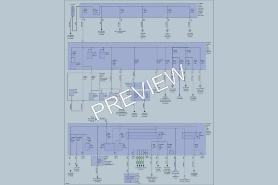 2006 Toyota LandCruiser Power Distribution wiring diagram preview