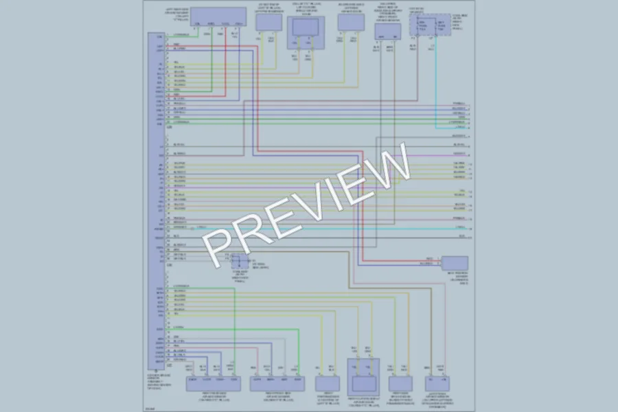 2006 Toyota LandCruiser Supplemental Restraints wiring diagram preview