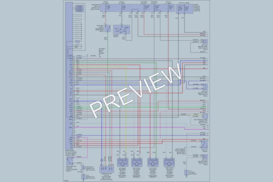 2006 Toyota Matrix Anti Lock Brakes wiring diagram preview