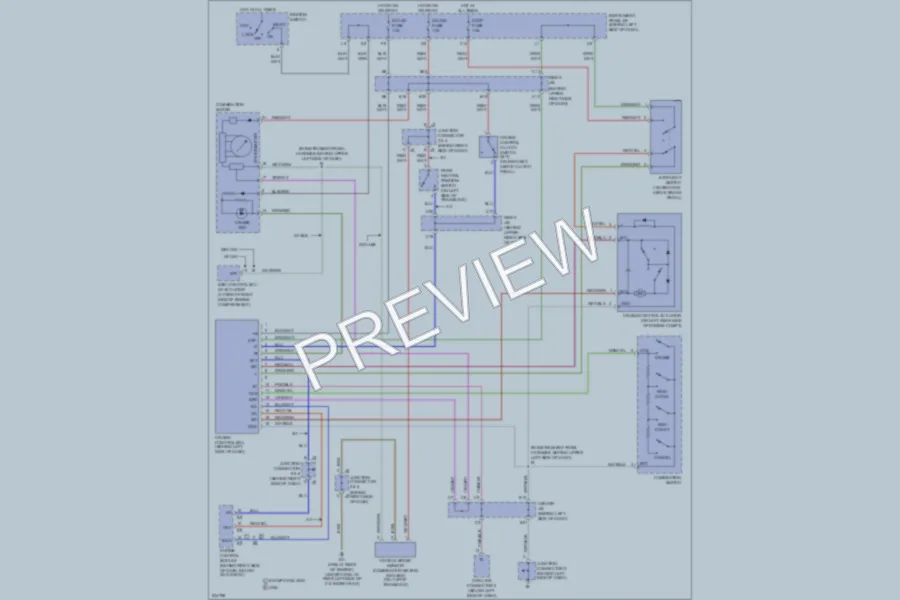 2006 Toyota Matrix Cruise Control wiring diagram preview