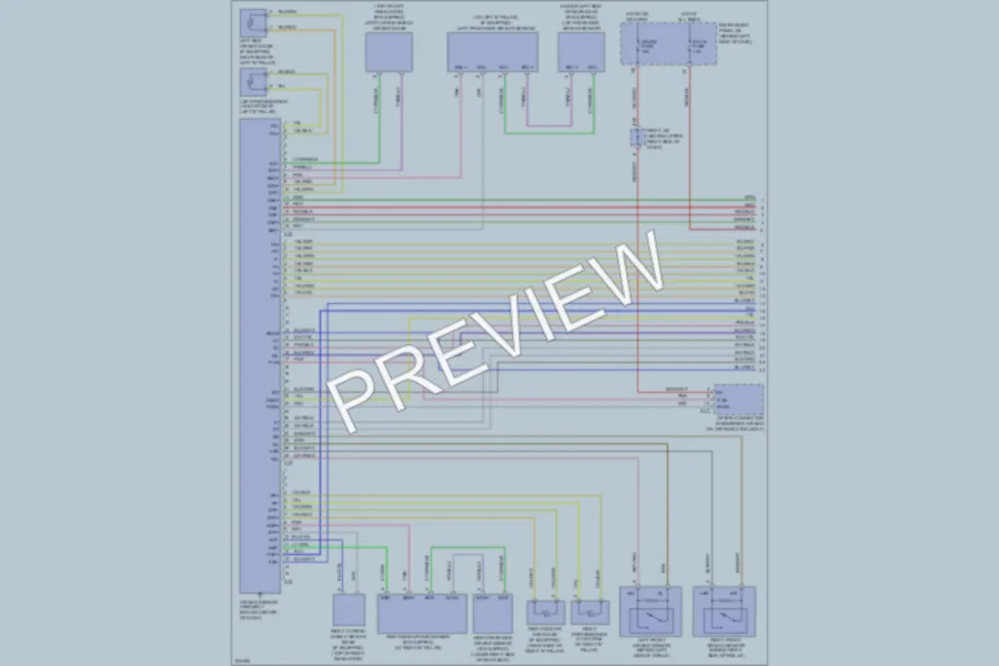 2006 Toyota Matrix Supplemental Restraints wiring diagram preview