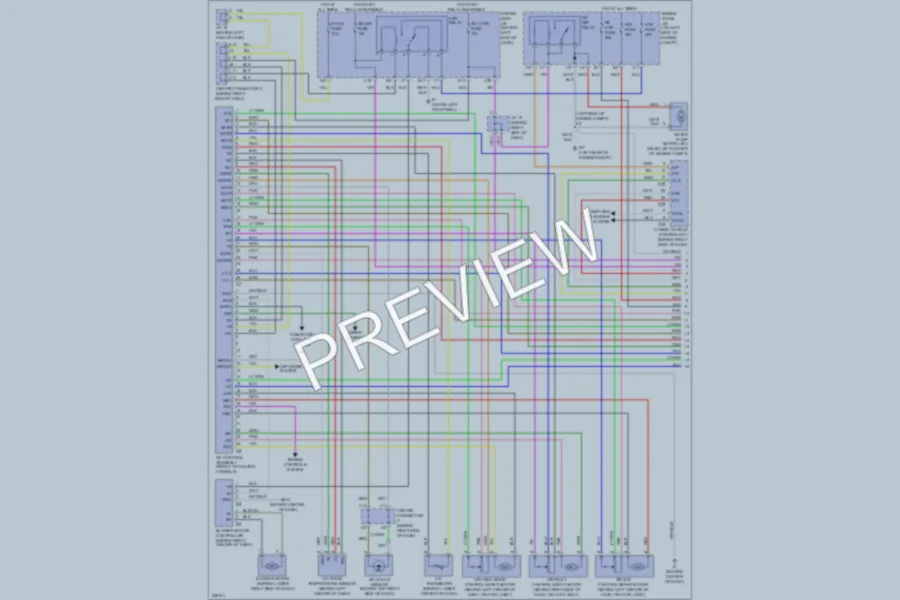 2006 Toyota Prius Air Conditioning wiring diagram preview